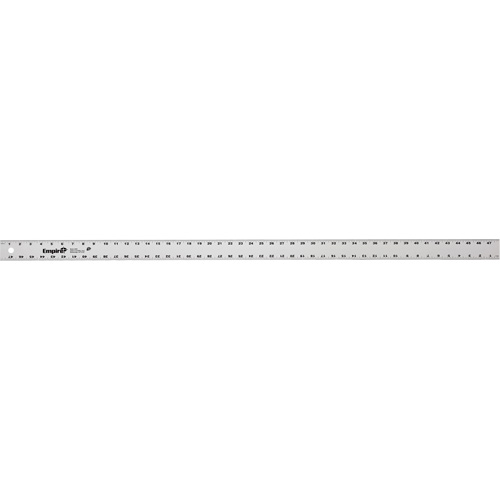 Heavy-Duty Straight Edge, 48" L, Aluminum, 1" Graduations Mukwa Safety Services
