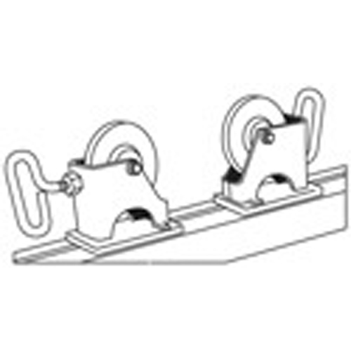 Support Adjust-A-Rolls, Capacit&eacute; de chargement 2000 lb, Capacit&eacute; max. de tuyau 36" Mukwa Safety Services