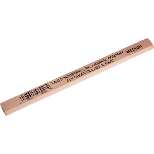 Crayon de menuisier noir &agrave; mine de duret&eacute; moyenne Mukwa Safety Services