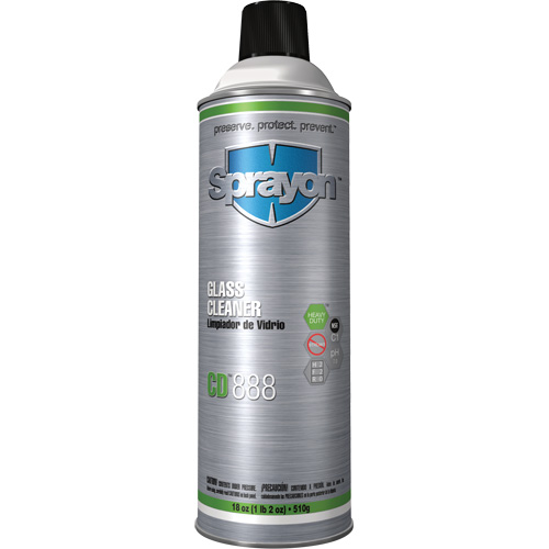 Nettoyant pour vitres CD888, 20 oz, Canette a&eacute;rosol Mukwa Safety Services