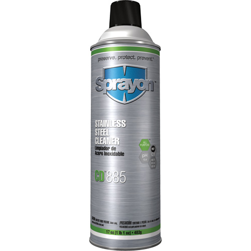 CD885 Stainless Steel Cleaner, 20 oz., Aerosol Can Mukwa Safety Services