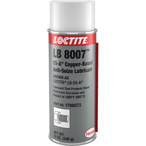 Antigrippant &agrave; base de cuivre LB 8007, 340 g, Canette a&eacute;rosol, 1800°F (982°C) Temp&eacute;rature max. Mukwa Safety Services