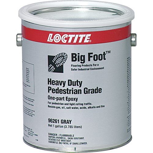 Big Foot Heavy Duty Pedestrian Grade Anti-Slip Coating, 1 gal., Epoxy-Based, Grey Mukwa Safety Services
