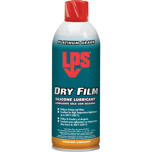 Dry Film Silicone Lubricant, Aerosol Can Mukwa Safety Services