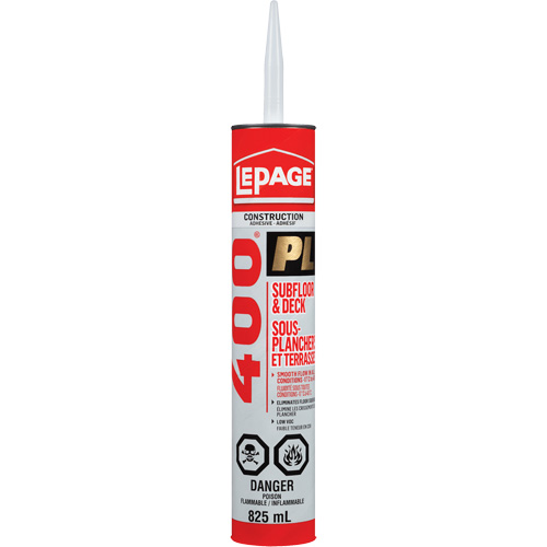 Adh&eacute;sif PL 400 de LePage Mukwa Safety Services
