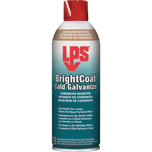 Inhibiteurs de corrosion galvanis&eacute;s &agrave; froid &agrave; rev&ecirc;tement brillant, Canette a&eacute;rosol Mukwa Safety Services
