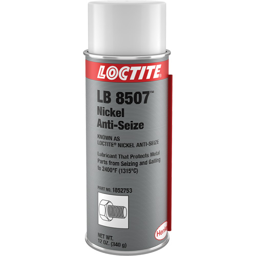 Nickel Anti-Seize Lubricant, Aerosol Can, 2399°F (1315°C) Max. Temp. Mukwa Safety Services