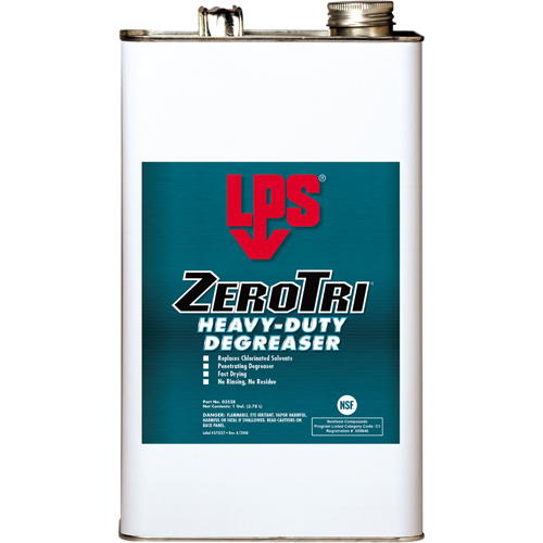 D&eacute;graissant gros travaux ZeroTri, Gallon Mukwa Safety Services