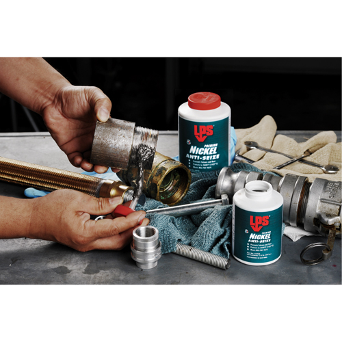 Nickel Anti-Seize, Bottle, 2600°F (1427°C) Max. Temp. Mukwa Safety Services