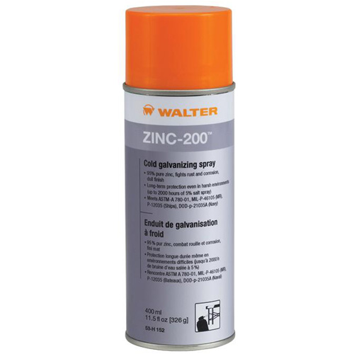 Zinc-200 Cold Galvanizing Spray, Aerosol Can Mukwa Safety Services