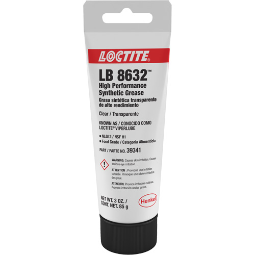 ViperLube&reg; High Performance Clear Synthetic Grease, 3 oz., Tube Mukwa Safety Services
