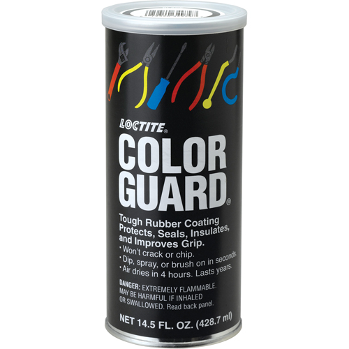 Rev&ecirc;tement de caoutchouc robuste Color Guard, Rouge, 14,5 oz liq., Canette Mukwa Safety Services