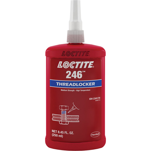 Compos&eacute; de blocage 246 temp&eacute;rature &eacute;lev&eacute;e, Bleu, Moyen, 250 ml, Bouteille Mukwa Safety Services