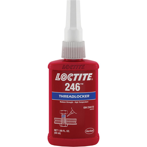 Threadlocker 246 High Temperature, Blue, Medium, 10 ml, Bottle Mukwa Safety Services