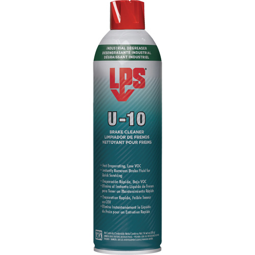 Nettoyant pour freins U-10, Canette a&eacute;rosol Mukwa Safety Services