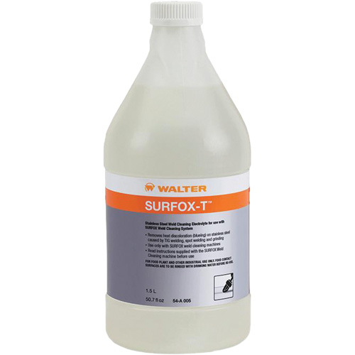 SURFOX-T Weld Cleaner, 1.5 L, Bottle Mukwa Safety Services