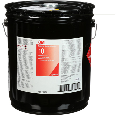 Colle contact Ten Bond, Seau, 5 gal., Jaune Mukwa Safety Services
