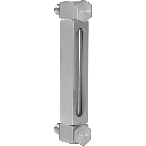 Indicateur de niveau &agrave; liquide en Aluminium, Filet&eacute;, 5" lo, 205°F (96,11° C) Mukwa Safety Services