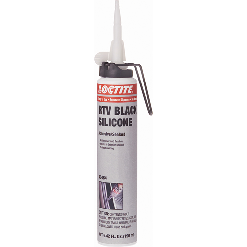Superflex RTV Silicone Adhesive Sealant, Cartridge, Black Mukwa Safety Services