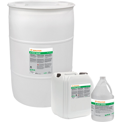 Nettoyant et protecteur de surface en acier inoxydable E-Nox Shine, 20 L, Seau Mukwa Safety Services