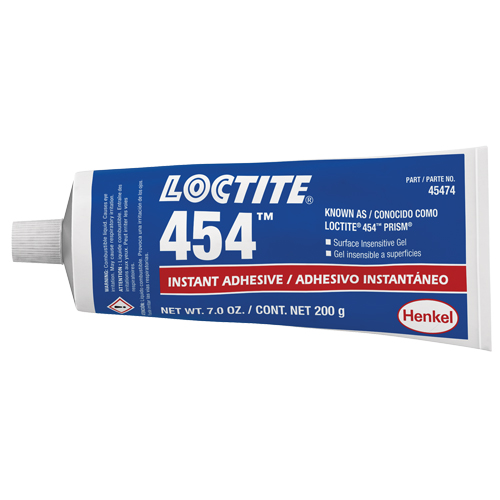 Gel de fixation insensible &agrave; la surface 454, Transparent, Tube, 200 g Mukwa Safety Services
