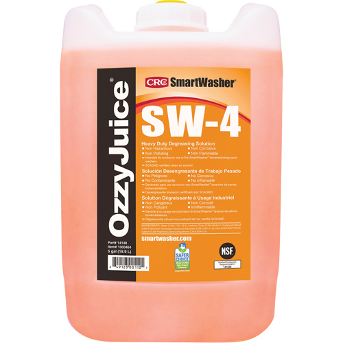 Smartwasher&reg; Industrial Grade Cleaning Solution, Jug Mukwa Safety Services