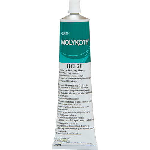 Graisse de roulement haute performance Molykote BG 20, 150 g, Bouteille Mukwa Safety Services