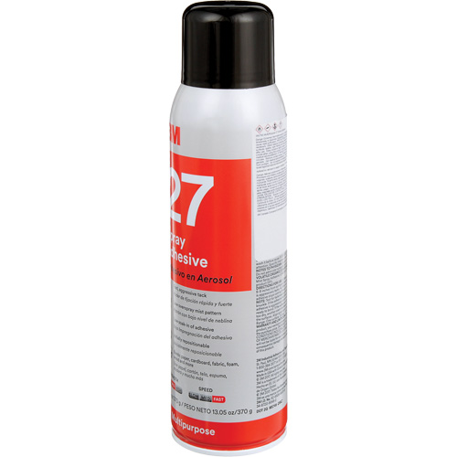 27 Multi-Purpose Spray Adhesive, Clear, Aerosol Can Mukwa Safety Services