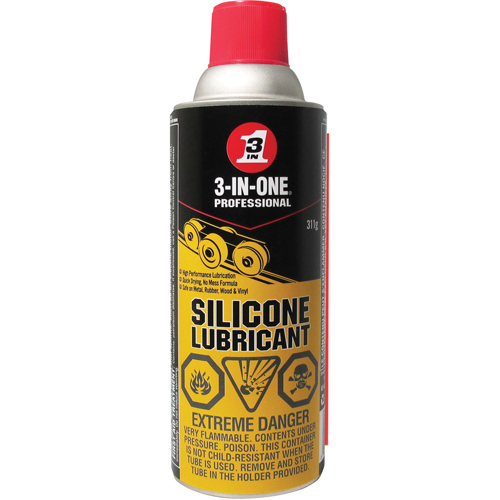 Lubrifiant de silicone 3-IN-1, Canette a&eacute;rosol Mukwa Safety Services