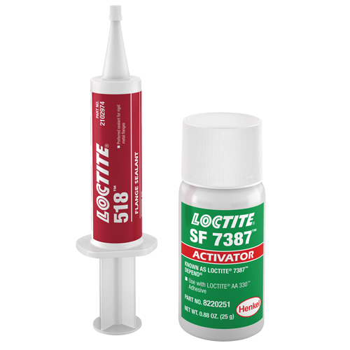 518 Flange Sealant, Syringe, Red Mukwa Safety Services