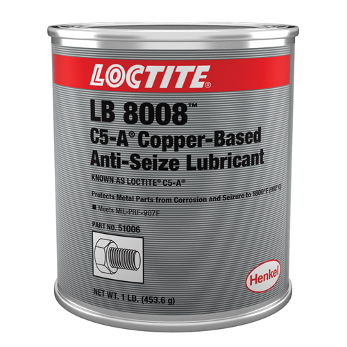Loctite&reg; C5-A Copper Anti-Seize, 1 lbs., Can, 1800°F (982°C) Max Temp. Mukwa Safety Services
