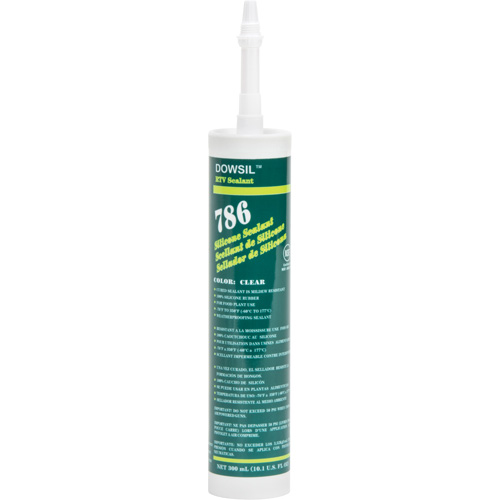 Silicone Sealant, 300 ml, Cartridge, Clear Mukwa Safety Services