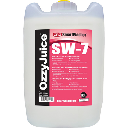Solution nettoyante SmartWasher OzzyJuice, Cruche Mukwa Safety Services