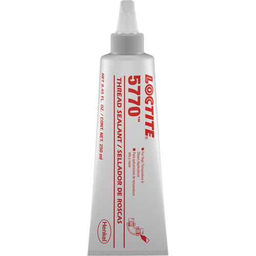 5770 Thread Sealant, Bottle, 250 ml, -54° C - 149° C/-65° F - 300° F Mukwa Safety Services