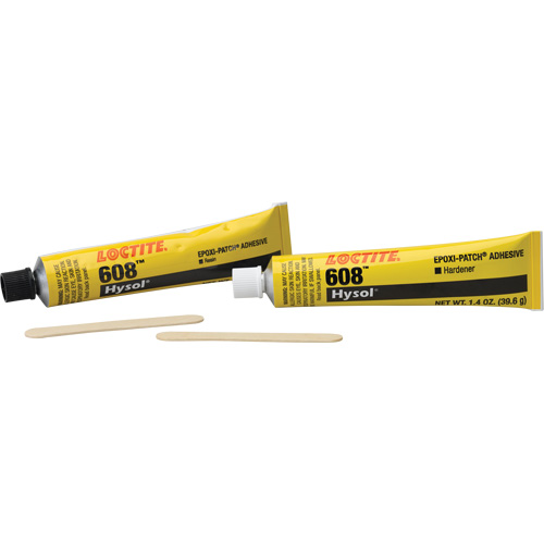 Adh&eacute;sif ultra r&eacute;sistant Hysol, 2,8 oz., Bouteille, Deux composants, Transparent Mukwa Safety Services