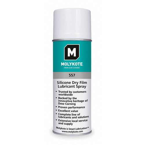 Film lubrifiant sec au silicone Molykote 557, Canette a&eacute;rosol Mukwa Safety Services