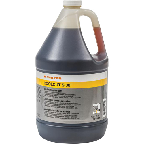 Coolcut S-30 Water-Miscible Cutting Lubricant, Jug Mukwa Safety Services