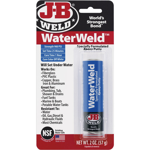 WaterWeld Epoxy, 2 oz., Stick, Off-White Mukwa Safety Services