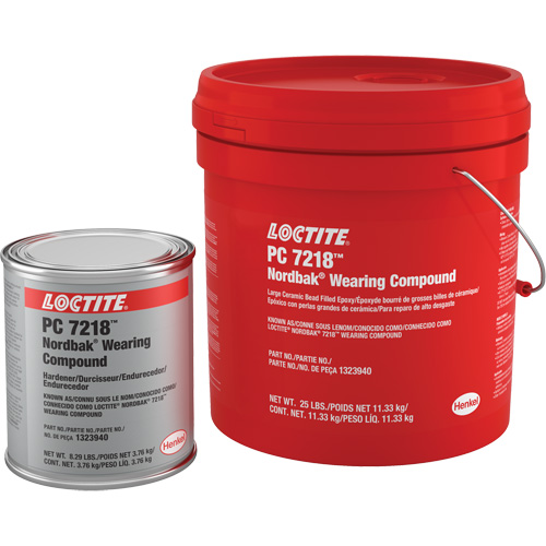 Compos&eacute; anti-usure 7218, 25 lb, Seau, Deux composants, Gris Mukwa Safety Services