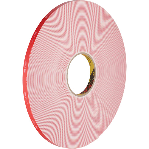 Ruban VHB, 32,9 m (108') lo x 12,7 mm (1/2") la, 62 mils, Acrylique Mukwa Safety Services