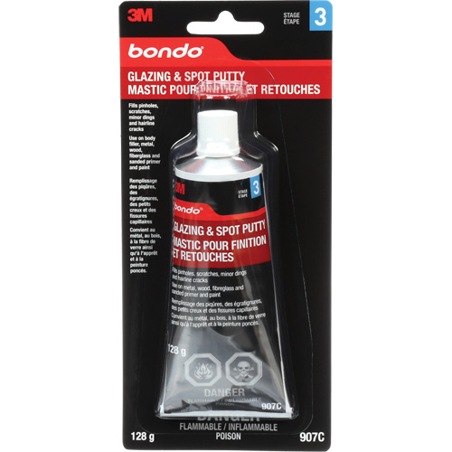Bondo&reg; Glazing & Spot Putty, 4.5 oz., Tube Mukwa Safety Services