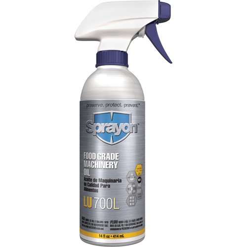 Food Grade Machinery Oil, 14 oz., Trigger Bottle Mukwa Safety Services