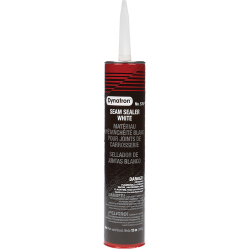Produit d'&eacute;tanch&eacute;it&eacute; et de calfeutrage automatique Dynatron, 12 oz, Cartouche, Blanc Mukwa Safety Services