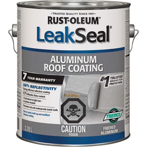 Rev&ecirc;tement de toit en aluminium 7 ans LeakSeal Mukwa Safety Services