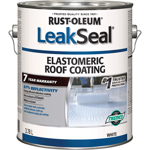 Rev&ecirc;tement de toiture &eacute;lastom&egrave;re 7 ans LeakSeal Mukwa Safety Services