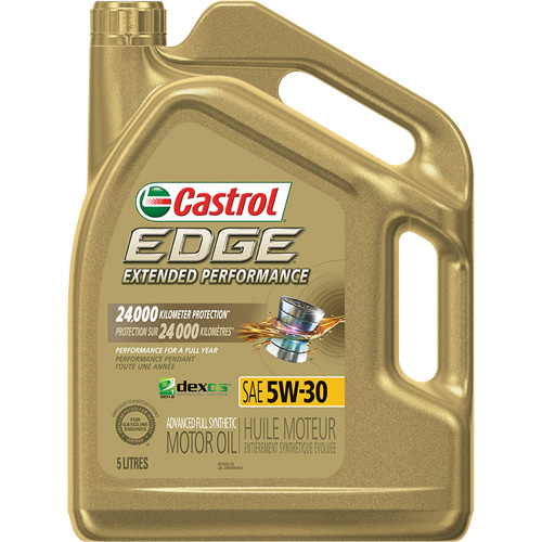 Edge&reg; Extended Performance 5W-30 Motor Oil, 5 L, Jug Mukwa Safety Services
