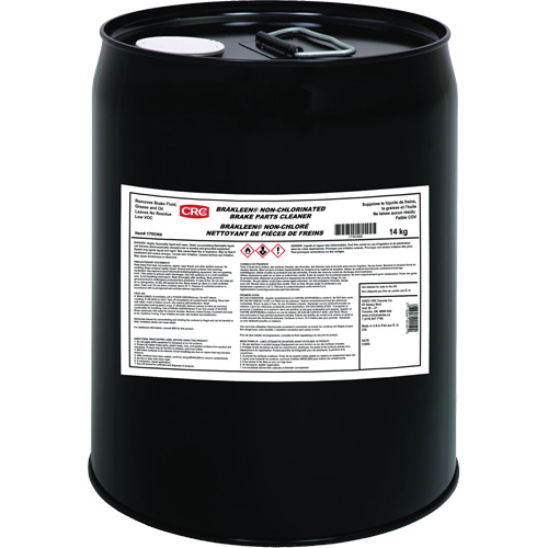 Nettoyant de pi&egrave;ces de freins sans chlore Brakleen &agrave; faibles &eacute;missions COV, Seau Mukwa Safety Services