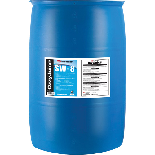 Produit d&eacute;graissant SmartWasher OzzyJuice SW-8 pour a&eacute;ronefs, armes et une s&eacute;lectin de m&eacute;taux, Baril Mukwa Safety Services