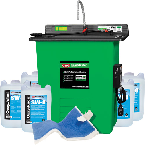 Trousse de bassin de nettoyage de pi&egrave;ces Signature SmartWasher SW-825 Mukwa Safety Services