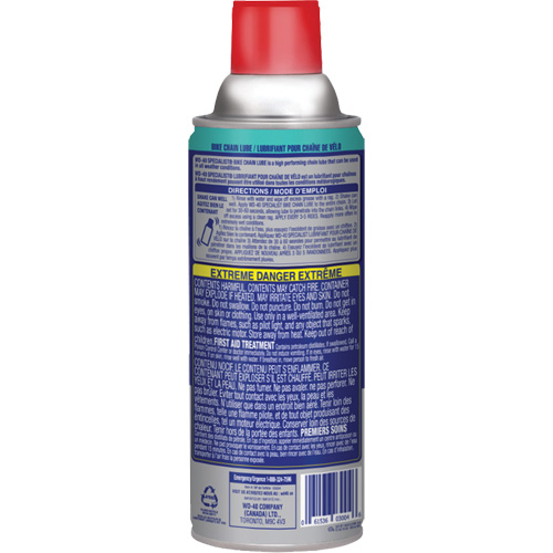 Lubrifiant pour chaîne de v&eacute;lo, Canette a&eacute;rosol Mukwa Safety Services
